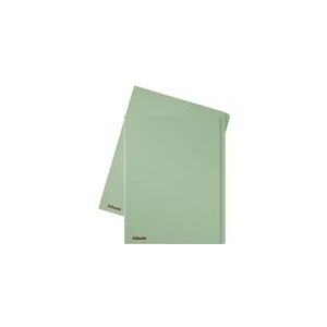 Esselte inlegmap | karton | 10 mm overslag | A4 | groen | 100 stuks