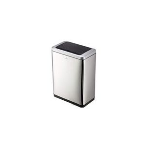Durable Sensor NO Touch Duo 2x20L afvalbak, roestvrij staal, zilver, 40 liter