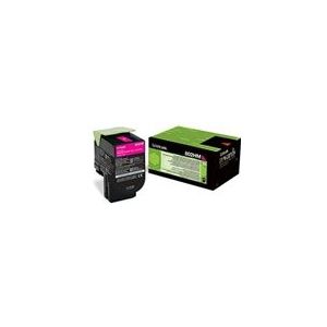 Lexmark 80C2HM0 nr. 802HM toner cartridge magenta hoge capaciteit (origineel)