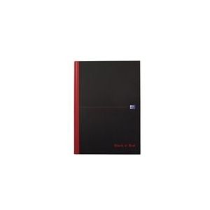 Oxford 400047606 Black ?n Red gebonden boek | A4 | gelinieerd | 90gr. | 96 vel