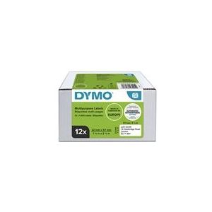 Dymo 2093095 verwijderbare multifunctionele etiketten 12 rollen (origineel)