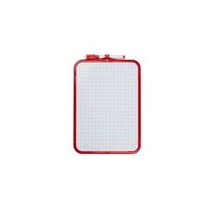 Kangaro K-59001 whiteboard | niet-magnetisch | blanco/ruit | 26 x 19 cm