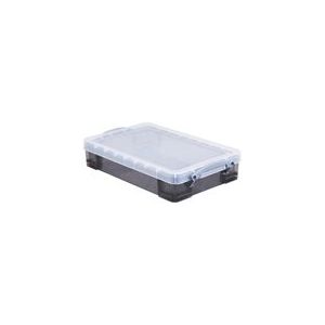 Really Useful Box opbergdoos | polypropyleen | gerookt transparant | 4 liter