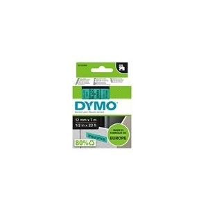 DYMO S0720590 / 45019 tape zwart op groen 12mm (origineel)