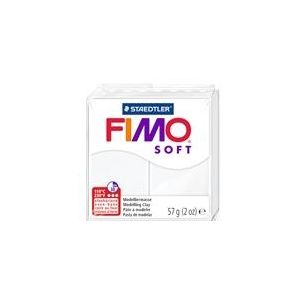 Fimo 8020-0 klei soft | boetseerklei | wit | 57 gram