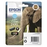 Epson T2435 nr. 24XL inkt cartridge licht cyaan hoge capaciteit (origineel)
