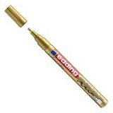 Edding 753 kalligrafiemarker / glanslak marker | goud | beitelvormige punt | 1-2,5 mm