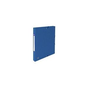 Oxford elastobox Top File  | A4 | karton | blauw | 25 mm | tot 200 vel