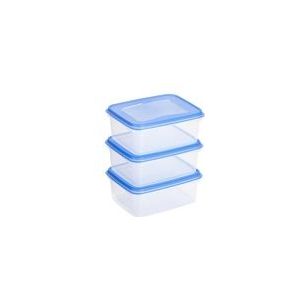 Sunware - Club Cuisine diepvriesdozenset set van 3 1,2L transparant blauw