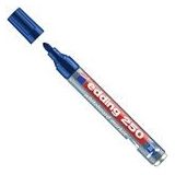 Edding 250 whiteboard marker | blauw | ronde punt | 1,5 - 3 mm
