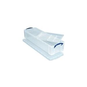 Really Useful Box opbergdoos | met dividers | polypropyleen | transparant | 22 liter