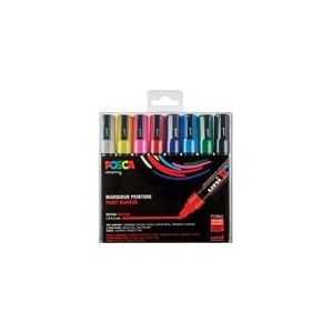 POSCA PC-5M verfmarkerset warm | 1,8 - 2,5 mm | rond | 8 stuks