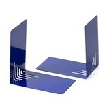 Maul boekensteun | metaal | blauw | 14 x 8,5 x 14cm