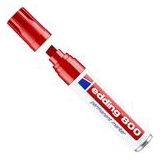 Edding 800 permanent marker | rood | beitelvormige punt | 4-12 mm