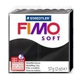 Fimo 8020-9 klei soft | zwart | 57 gram