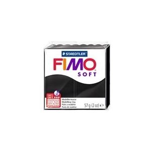 Fimo 8020-9 klei soft | zwart | 57 gram