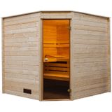 Intergard Sauna binnensauna hoekmodel 205x205cm / 40mm