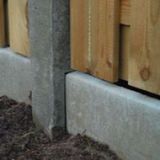 Intergard Betonplaat hout beton schutting grijs 184x22x3,4cm