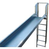Intergard Glijbaan RVS speeltoestellen speelplaatsen met trap (platformhoogte 150cm)