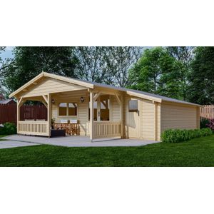 Intergard Houten huis blokhut lodge Oxford 6.65x7.15m