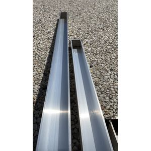 Intergard Aluminium profiel U-profiel voor betonschutting