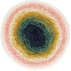 Scheepjes Cotton Whirl - 720 Coastal Cottage - Biologisch Katoen Garencake