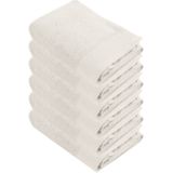 6x Walra Soft Cotton Handdoek 50 x 100 cm Stone Grey