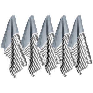 Byrklund Theedoek Dry Dishes Blauw - 5 stuks