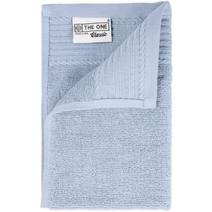 The One Towelling Classic Gastendoek - Kleine handdoek - Hoge vochtopname - 100% Gekamd katoen - 30 x 50 cm- Lichtblauw