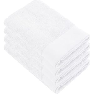 4x Walra Soft Cotton Handdoek 70 x 140 cm White