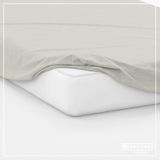 The One Bedding Hoeslaken - Lits-jumeaux - 160 x 220 cm - Katoen/Satijn - Crème