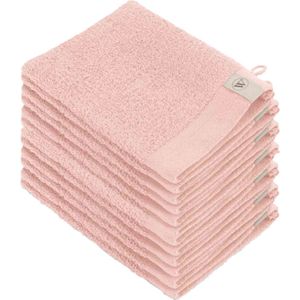 12x Walra Soft Cotton Washandje Roze