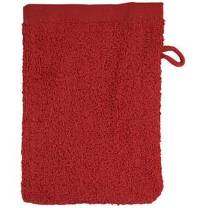 The One Towelling Washand - 16 x 21 cm - Washandje - 100% Katoen - Burgundy