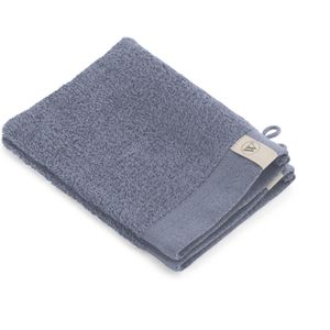 Walra - Soft Cotton - Washandje - Indigo - 16 x 21 cm - 2 stuks