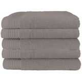 5x The One Deluxe Handdoek 50x100 cm Taupe