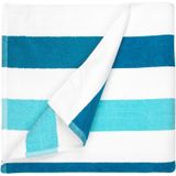 The One Towelling Strandlaken Stripe - Badlaken - Handdoek - 90x190 cm - 100% Zacht Katoen