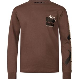 Unlocked jongens longsleeve - Bruin