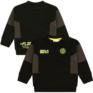 Flinq jongens sweater - Zwart