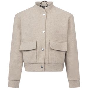 D-zine meisjes jas - Taupe melee