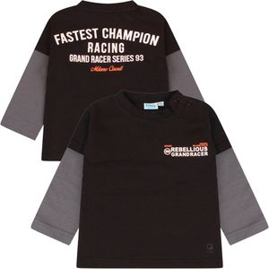 Flinq jongens longsleeve - Zwart