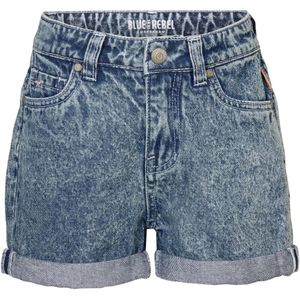 Blue Rebel meisjes korte broek - Bleached denim