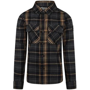 No Way Monday jongens overhemd - Bruin