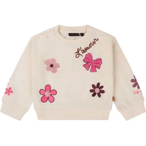 Bakkaboe meisjes sweater - Ecru