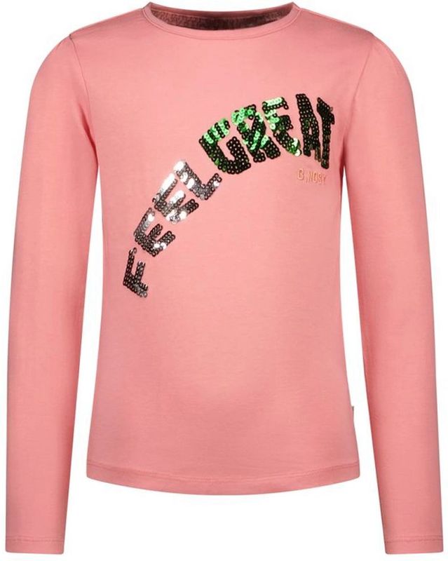 B.NOSY meisjes longsleeve - Rose