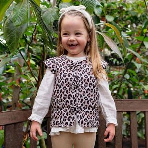 Bakkaboe meisjes gilet - Bruin