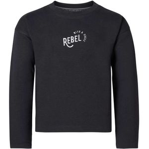 Blue Rebel meisjes longsleeve - Antracite