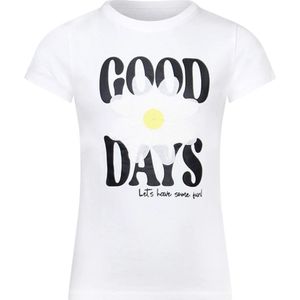 D-ZINE meisjes t-shirt - Ecru