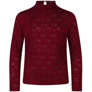 D-zine meisjes longsleeve - Bordeaux