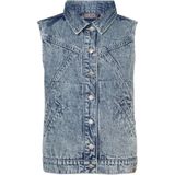 Blue Rebel meisjes gilet - Bleached denim