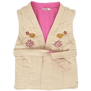 Ammehoela meisjes gilet - Ecru